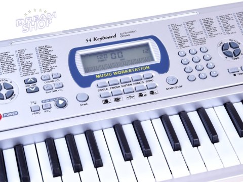 Organy z mikrofonem MQ5407 54 klawisze IN0116 Organy z mikrofonem MQ5407 54 klawisze IN0116