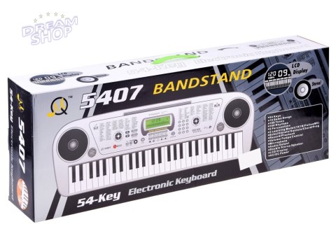 Organy z mikrofonem MQ5407 54 klawisze IN0116 Organy z mikrofonem MQ5407 54 klawisze IN0116