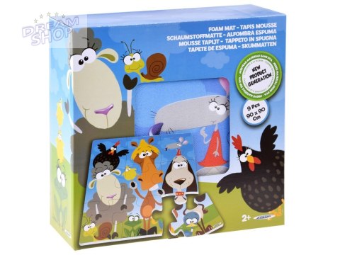 Puzzle piankowe mata Zwierzęta 37cm x 37cm ZA3151 Puzzle piankowe mata Zwierzęta 37cm x 37cm ZA3151