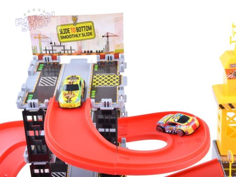 Zestaw 2w1 Parking plac budowy auta koparki ZA3206 Zestaw 2w1 Parking plac budowy auta koparki ZA3206