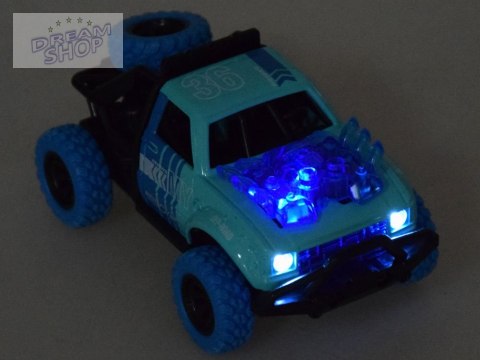 Metalowe Autko Predator 4x4 jazda kaskaderska Światło + dźwięk ZA3581 Metalowe Autko Predator 4x4 jazda kaskaderska Światło + dźwięk ZA3581