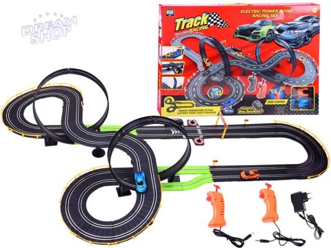 Duży Tor wyścigowy + 2 auta trasa 787cm RC0546 Duży Tor wyścigowy + 2 auta trasa 787cm RC0546