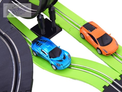 Duży Tor wyścigowy + 2 auta trasa 787cm RC0546 Duży Tor wyścigowy + 2 auta trasa 787cm RC0546