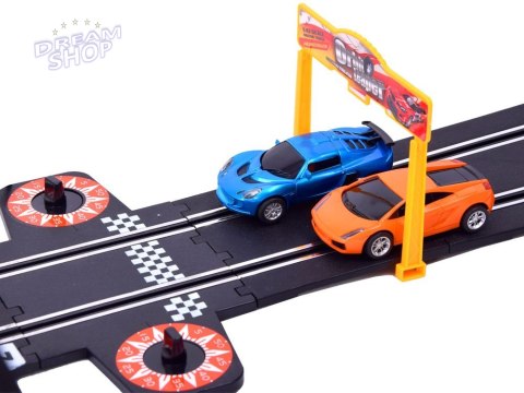 Duży Tor wyścigowy + 2 auta trasa 787cm RC0546 Duży Tor wyścigowy + 2 auta trasa 787cm RC0546