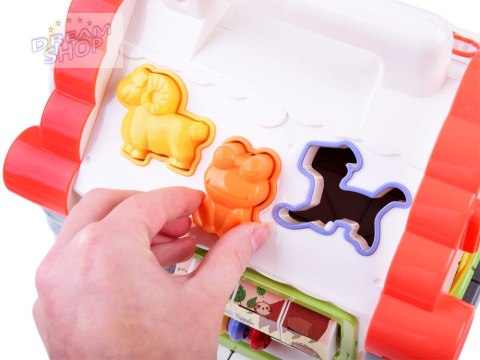 Interaktywny Domek sorter klocki zwierzątka ZA3518 Interaktywny Domek sorter klocki zwierzątka ZA3518