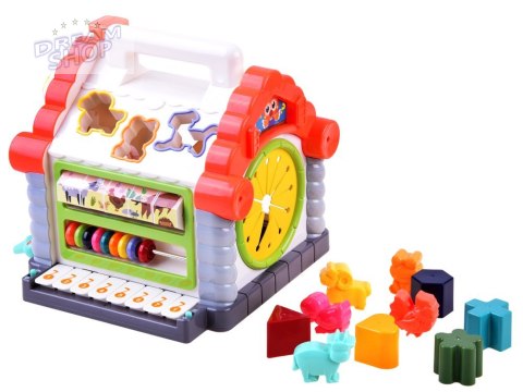 Interaktywny Domek sorter klocki zwierzątka ZA3518 Interaktywny Domek sorter klocki zwierzątka ZA3518