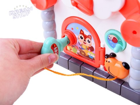 Interaktywny Domek sorter klocki zwierzątka ZA3518 Interaktywny Domek sorter klocki zwierzątka ZA3518