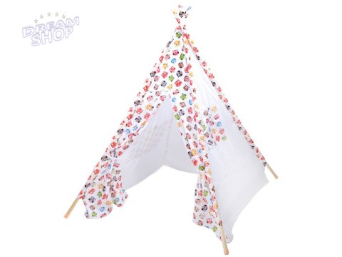 Namiot wigwam Tipi wesołe sowy dla dziecka ZA3508 Namiot wigwam Tipi wesołe sowy dla dziecka ZA3508