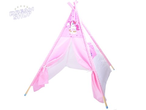Namiot z różowym jednorożcem wigwam Tipi ZA3555 Namiot z różowym jednorożcem wigwam Tipi ZA3555