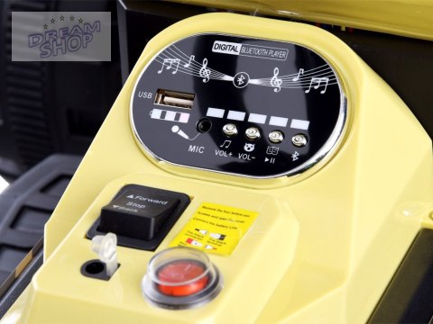 Traktor z przyczepą na akumulator świeci PA0234 Traktor z przyczepą na akumulator świeci PA0234