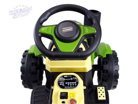 Traktor z przyczepą na akumulator świeci PA0234 Traktor z przyczepą na akumulator świeci PA0234
