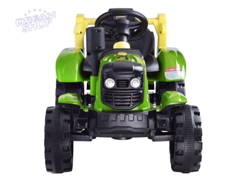 Traktor z przyczepą na akumulator świeci PA0234