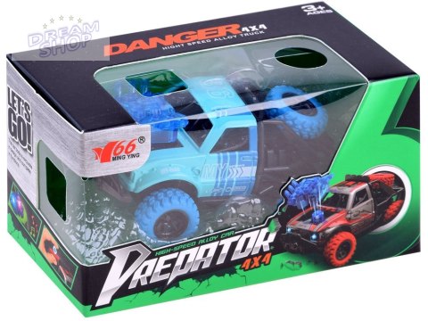 Metalowe Autko Predator 4x4 jazda kaskaderska Światło + dźwięk ZA3581 Metalowe Autko Predator 4x4 jazda kaskaderska Światło + dźwięk ZA3581