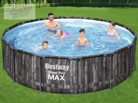 Basen Stelażowy 14FT 427x107 cm Steel Pro Max BESTWAY Basen Stelażowy 14FT 427x107 cm Steel Pro Max BESTWAY