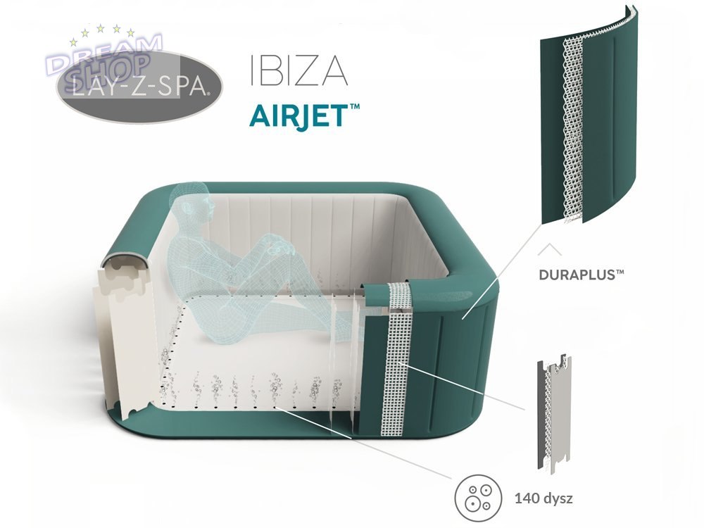 Dmuchane SPA Jacuzzi 6 osobowe Bestway 60015 Dmuchane SPA Jacuzzi 6 osobowe Bestway 60015