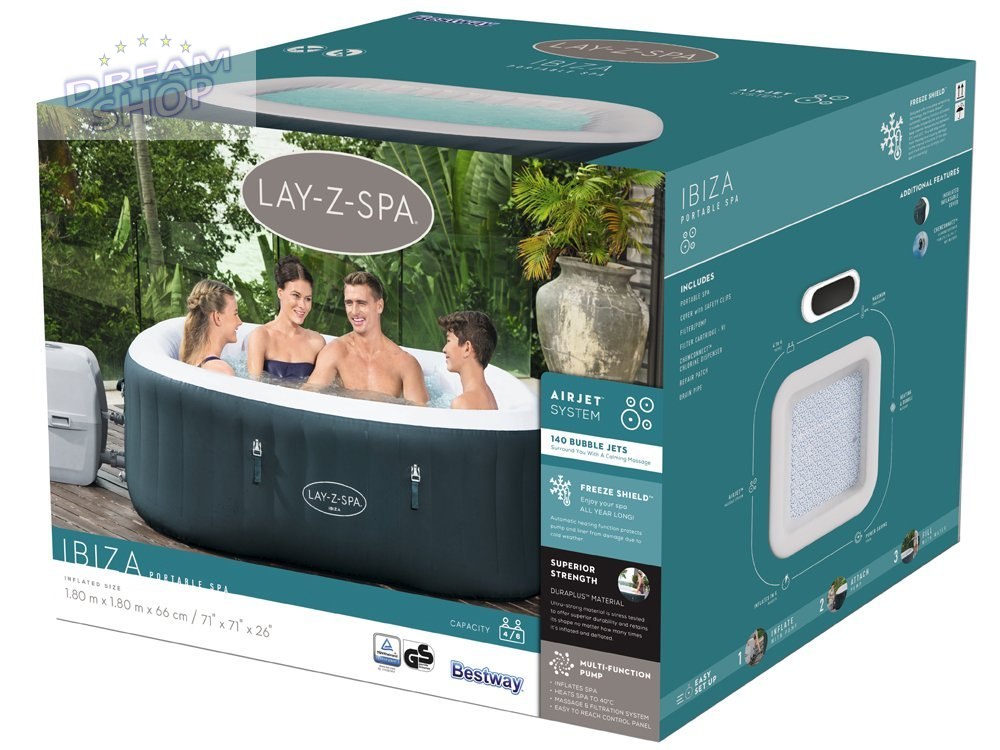 Dmuchane SPA Jacuzzi 6 osobowe Bestway 60015 Dmuchane SPA Jacuzzi 6 osobowe Bestway 60015