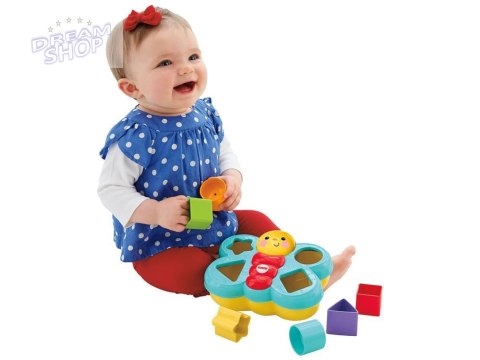 Fisher-Price Kolorowy motyl Sorter klocki ZA3627 Fisher-Price Kolorowy motyl Sorter klocki ZA3627