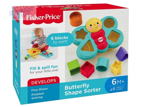 Fisher-Price Kolorowy motyl Sorter klocki ZA3627 Fisher-Price Kolorowy motyl Sorter klocki ZA3627