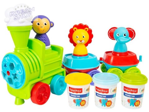 Fisher Price Pociąg masa plastyczna 3 kol. ZA3619 Fisher Price Pociąg masa plastyczna 3 kol. ZA3619