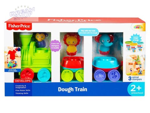 Fisher Price Pociąg masa plastyczna 3 kol. ZA3619 Fisher Price Pociąg masa plastyczna 3 kol. ZA3619