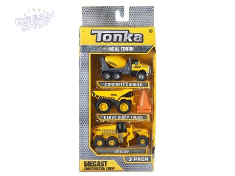 Maszyny budowlane Tonka Autka zestaw 3 szt ZA3617 Maszyny budowlane Tonka Autka zestaw 3 szt ZA3617