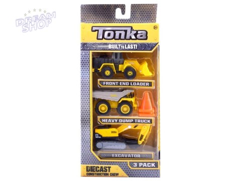 Maszyny budowlane Tonka Autka zestaw 3 szt ZA3617 Maszyny budowlane Tonka Autka zestaw 3 szt ZA3617