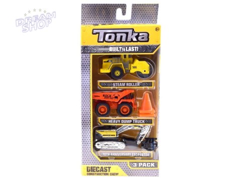 Maszyny budowlane Tonka Autka zestaw 3 szt ZA3617 Maszyny budowlane Tonka Autka zestaw 3 szt ZA3617
