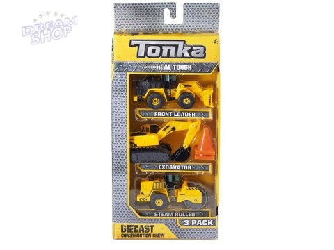 Maszyny budowlane Tonka Autka zestaw 3 szt ZA3617 Maszyny budowlane Tonka Autka zestaw 3 szt ZA3617