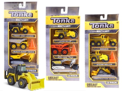 Maszyny budowlane Tonka Autka zestaw 3 szt ZA3617 Maszyny budowlane Tonka Autka zestaw 3 szt ZA3617