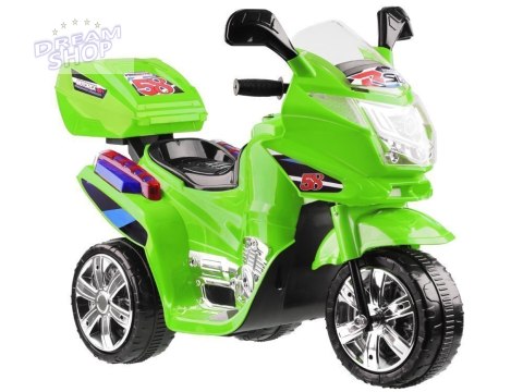 Motorek na akumulator kolorowe światła led PA0241 Motorek na akumulator kolorowe światła led PA0241