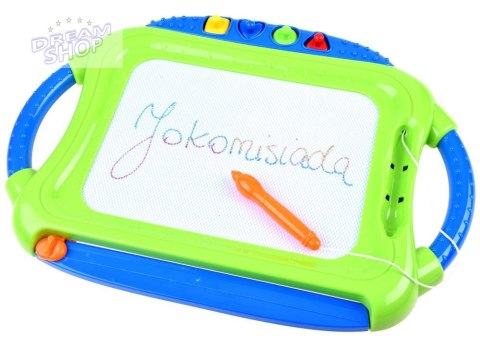 Tablica kolorowy znikopis + pieczątki TA0089 Tablica kolorowy znikopis + pieczątki TA0089