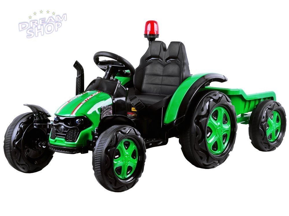 Traktor z przyczepą dźwięk światła + pilot PA0220