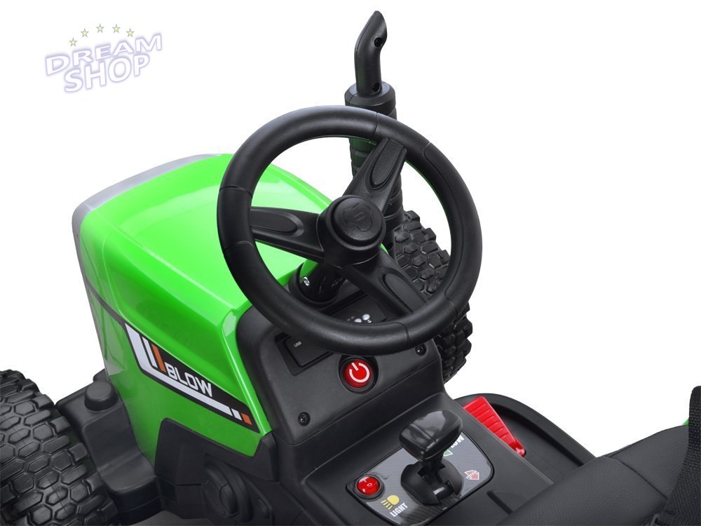 Traktor z przyczepą na akumulator + pilot PA0242 Traktor z przyczepą na akumulator + pilot PA0242