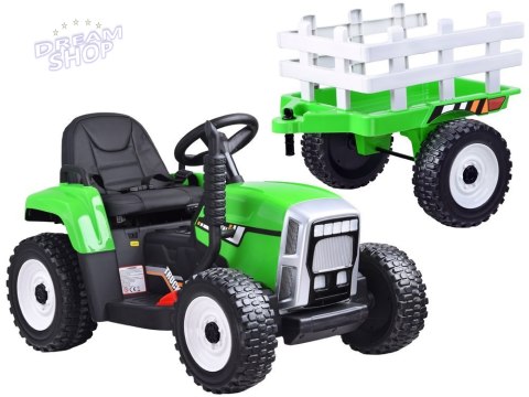 Traktor z przyczepą na akumulator + pilot PA0242 Traktor z przyczepą na akumulator + pilot PA0242