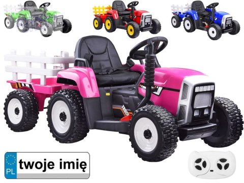 Traktor z przyczepą na akumulator + pilot PA0242 Traktor z przyczepą na akumulator + pilot PA0242