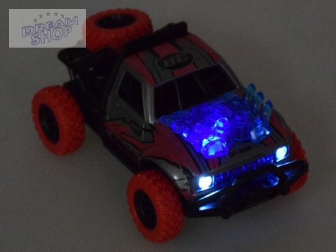 Metalowe Autko Predator 4x4 jazda kaskaderska Światło + dźwięk ZA3581 Metalowe Autko Predator 4x4 jazda kaskaderska Światło + dźwięk ZA3581