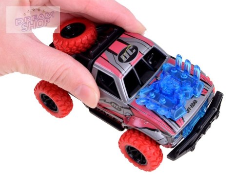 Metalowe Autko Predator 4x4 jazda kaskaderska Światło + dźwięk ZA3581 Metalowe Autko Predator 4x4 jazda kaskaderska Światło + dźwięk ZA3581