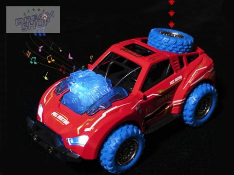 Metalowe Autko Predator 4x4 jazda kaskaderska Światło + dźwięk ZA3581 Metalowe Autko Predator 4x4 jazda kaskaderska Światło + dźwięk ZA3581