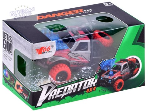 Metalowe Autko Predator 4x4 jazda kaskaderska Światło + dźwięk ZA3581 Metalowe Autko Predator 4x4 jazda kaskaderska Światło + dźwięk ZA3581