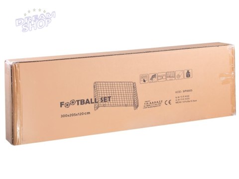 BRAMKA PIŁKARSKA 300x205x120cm dla dzieci SP0665 BRAMKA PIŁKARSKA 300x205x120cm dla dzieci SP0665
