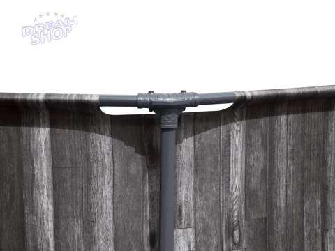 Bestway Basen stelażowy 366x100cm 8w1 drewno 5614X Bestway Basen stelażowy 366x100cm 8w1 drewno 5614X