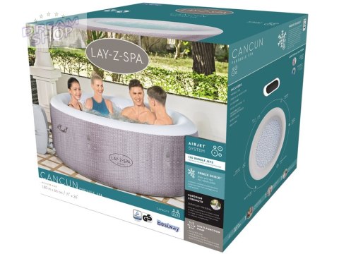 Bestway jacuzzi Lay-Z-Spa CANCUN 2-4 osoby 60003 Bestway jacuzzi Lay-Z-Spa CANCUN 2-4 osoby 60003