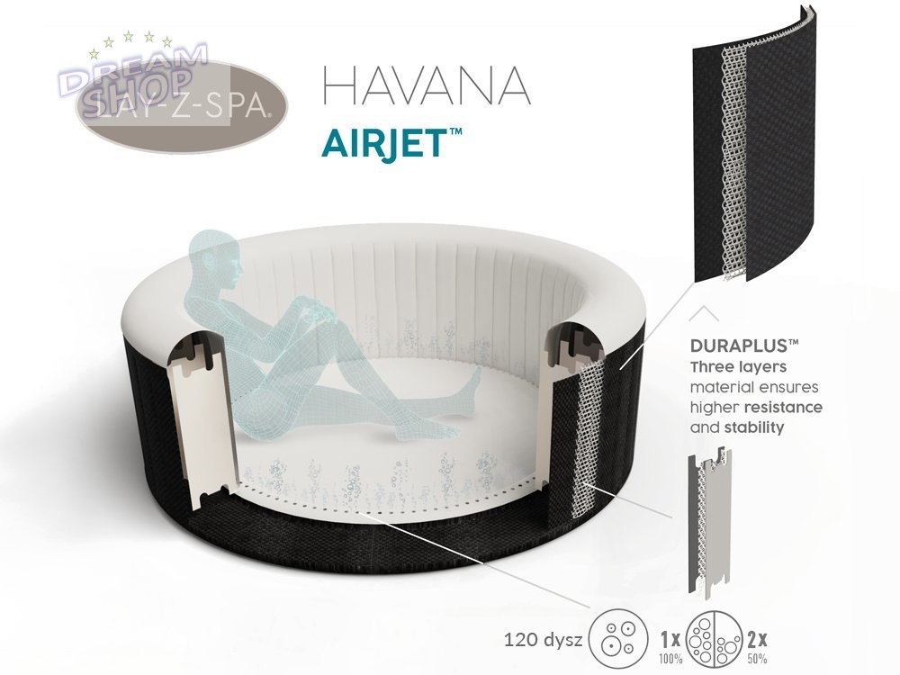 Bestway jacuzzi Lay-Z-Spa HAVANA 180x66cm 60035 Bestway jacuzzi Lay-Z-Spa HAVANA 180x66cm 60035