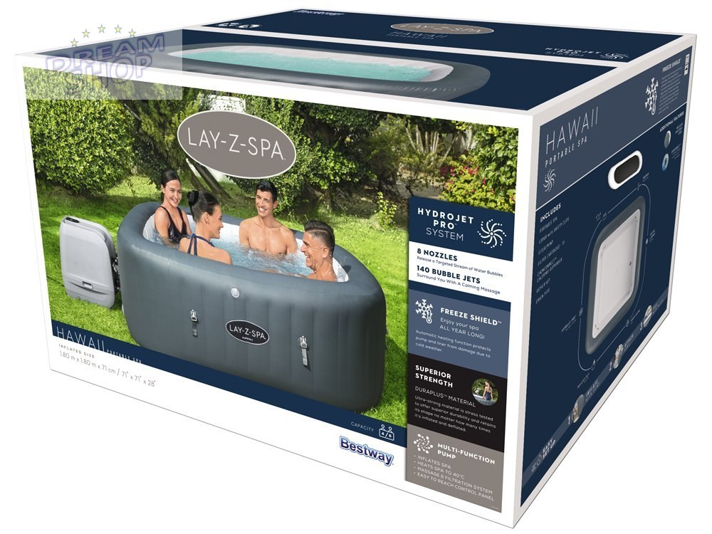 Bestway jacuzzi Lay-Z-Spa HAWAII 4-6osoby 60031 Bestway jacuzzi Lay-Z-Spa HAWAII 4-6osoby 60031