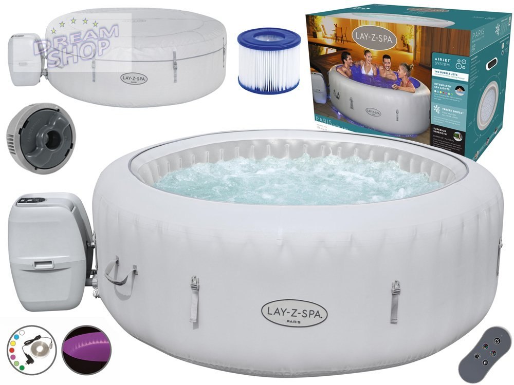 Bestway jacuzzi Lay-Z-Spa PARIS led 6os. 60013 Bestway jacuzzi Lay-Z-Spa PARIS led 6os. 60013