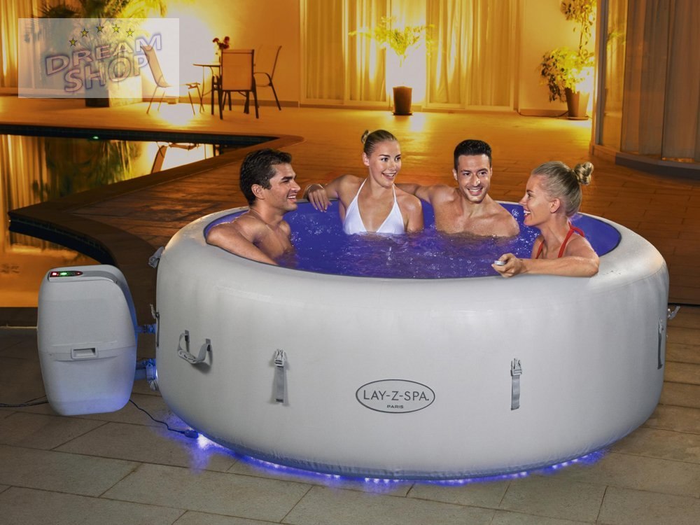 Bestway jacuzzi Lay-Z-Spa PARIS led 6os. 60013 Bestway jacuzzi Lay-Z-Spa PARIS led 6os. 60013