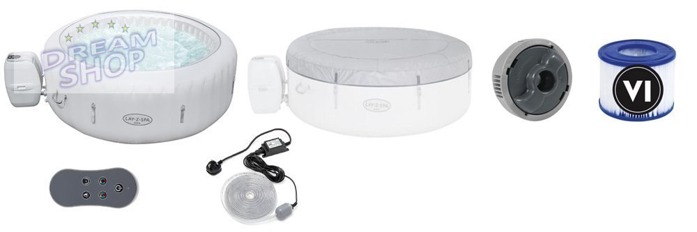Bestway jacuzzi Lay-Z-Spa PARIS led 6os. 60013 Bestway jacuzzi Lay-Z-Spa PARIS led 6os. 60013