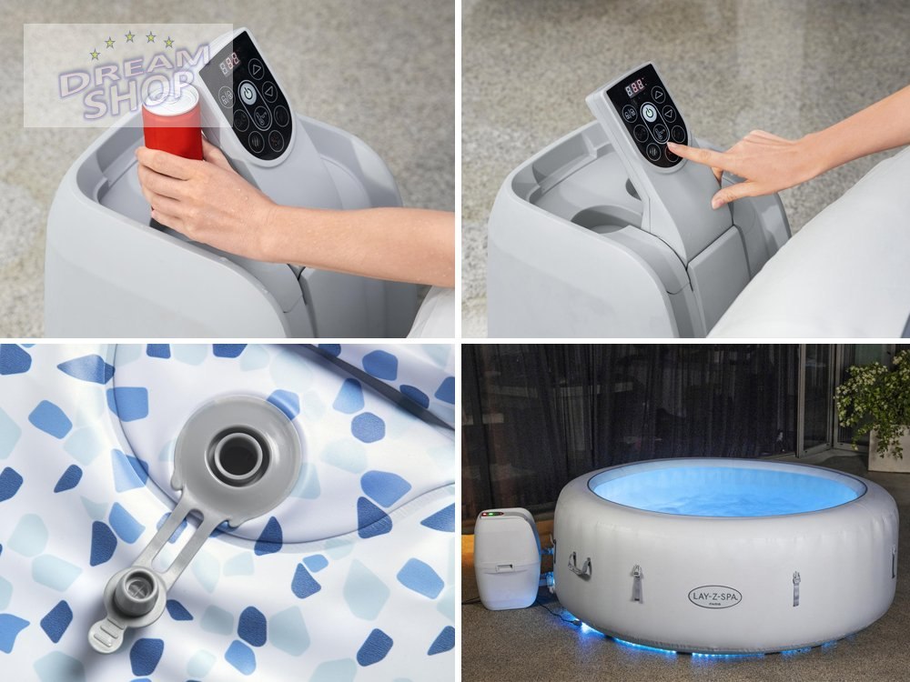 Bestway jacuzzi Lay-Z-Spa PARIS led 6os. 60013 Bestway jacuzzi Lay-Z-Spa PARIS led 6os. 60013