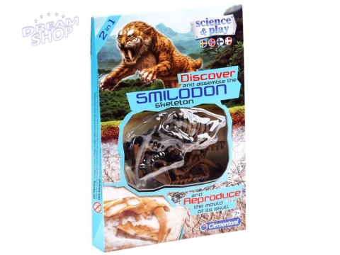 Clementoni Smilodon Zbuduj szkielet tygrysa ZA3713 Clementoni Smilodon Zbuduj szkielet tygrysa ZA3713