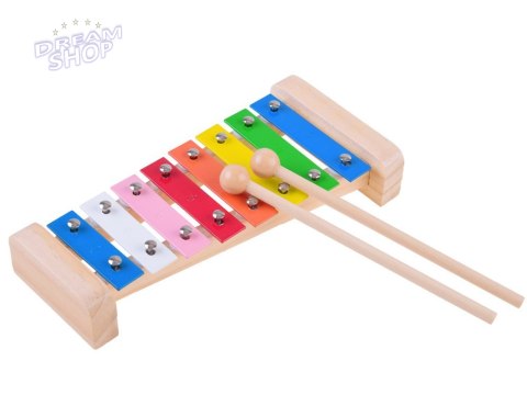 Drewniany zestaw instrumentów 4w1 zabawka IN0134 Drewniany zestaw instrumentów 4w1 zabawka IN0134